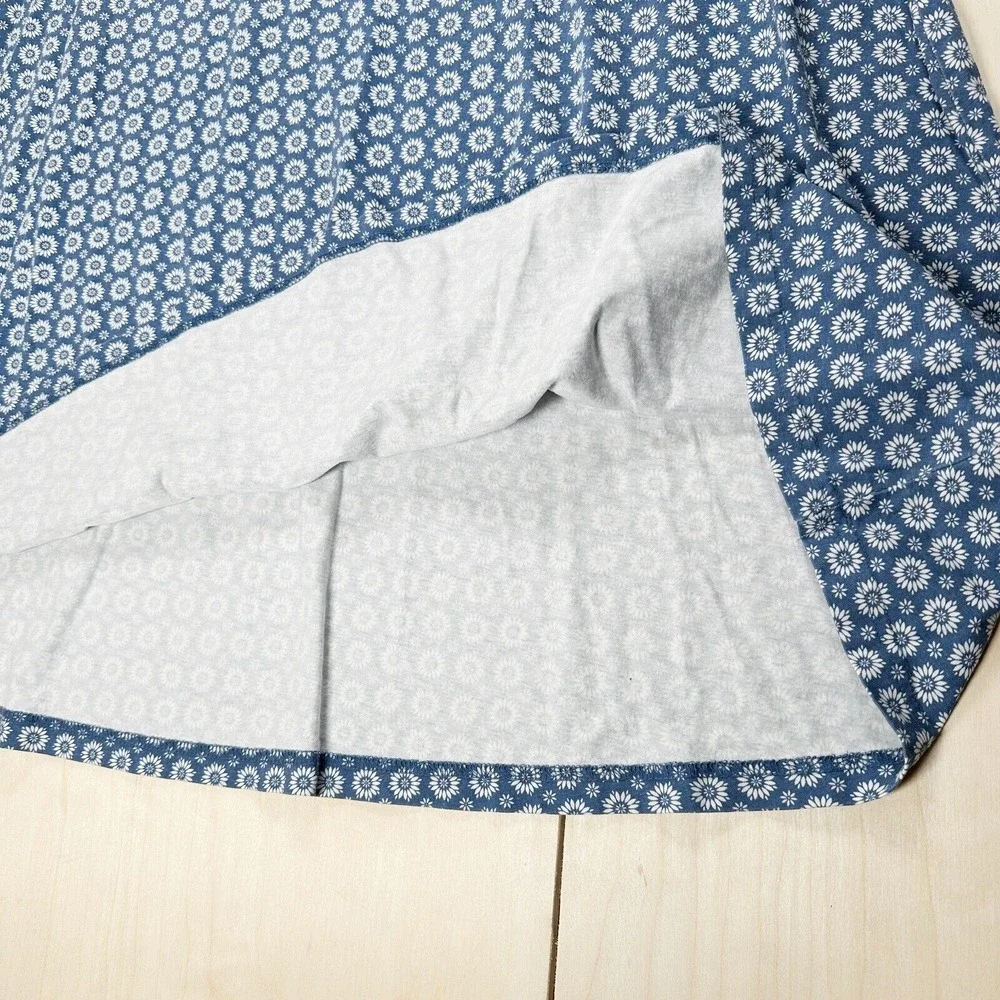 Mountain Warehouse Blue White‎ Flowers Maxi Skirt US 12 Floral Long